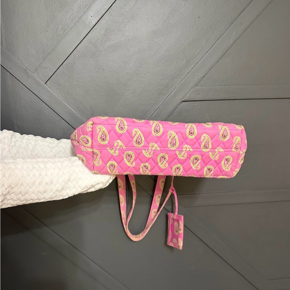 Vera Bradley Bermuda Pink Paisley Medium Bag w/ ID Holder - Picture 3 of 5